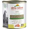 almo nature HFC Natural Pollo e Salmone Umido Gatto 100% Naturale - Pacco da 12 X 280 g