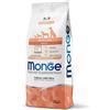 Monge Cane crocchette monoproteiche all breeds adult salmone e riso kg 12