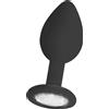 Ouch! Regular Diamond Butt Plug Black