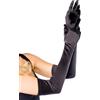 Leg Avenue Extra Long Satin Gloves 16B Black