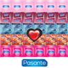 Pasante Mix for Every Occasion - 30 Condoms Pasante + Heart Shaped Condom As a Gift