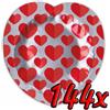 Pasante Hearts 144 pack
