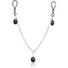 California Exotics Nonpiercing Nipple Chain Jewelry Onyx