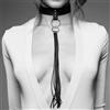 Bijoux Indiscrets Maze Tassel Choker Black