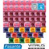 Pasante Promo Package Extra Thin Condoms - 61 Pasante Condoms and Vitalis Premium + Lubricating Gels As a Gift