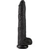 Pipedream King Cock 14" Cock with Balls Black