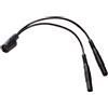 Mystim Cable Female Mystim to Female 2mm Bananajacks