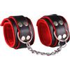 Dominate Me Leather Handcuffs D11 Black-Red
