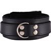 Dominate Me Leather Collar D32 Black-Black