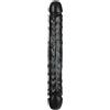 Doc Johnson Jr. Veined Double Header 12" Black