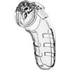 Shots ManCage Chastity Cock Cage 5.5 Inch Model 06 Transparent