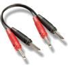 Mystim Adapter Wire for 4mm Banana Plug Junction Male to 4mm Banana Plug Junction Male 10cm
