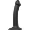 strap-on-me Silicone Bendable Dildo Black S