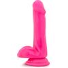 Blush Neo 6 Inch Dual Density Cock with Balls Pink