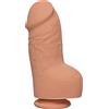 Doc Johnson The D Fat D Dual Density 8 Inch with Balls ULTRASKYN Vanilla