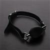 Triune Oval Silicone Ball Gag Black