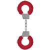 Ouch! Beginner's Handcuffs Furry Red
