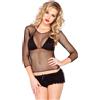 Leg Avenue Long Sleeves T-Shirts 8278 Black