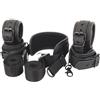 Fetish Submissive Neck, Handcuffs & Anklecuffs Vegan Leather