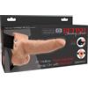 Pipedream Fetish Fantasy 6" Hollow Rechargeable Strap-On with Remote Flesh