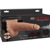 Pipedream Fetish Fantasy 7.5" Hollow Squirting Strap-On with Balls Flesh