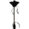 Secret Play Duster and Riding Crop Black
