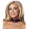 Rimba Satin Look Collar Red