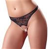 Cottelli G-string with Pearls 2320967 Black L