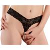 Cottelli G-string with Pearls 2321866 Black L