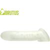 Brutus Almighty Ribbed Cock Sheath 18cm Clear