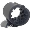 Brutus Cruncher Silicone Lockable Spiked Ball Stretcher Black
