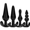 Sono No.80 4-Piece Butt Plug Set Black