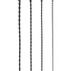 Ouch! Silicone Spiral Screw Plug Set Beginner Urethral Sounding Black