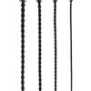 Ouch! Silicone Spiral Screw Plug Set Advanced Urethral Sounding Black