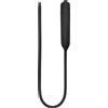 Ouch! Silicone Vibrating Bullet Plug Extra Long Urethral Sounding Black