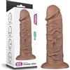 LoveToy Realistic Chubby Dildo 10.5" Brown