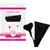 Bye Bra Adhesive String Lace Finish Black One Size