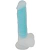 You2Toys Glow in the Dark Silicone Dildo Blue