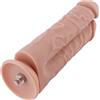Hismith HSA28 Two Cocks One Hole Silicone Dildo 8.5" Skin