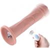 HiSmith HSA67 Slight Curved Silicone Vibrating Dildo KlicLok 10.2" Skin