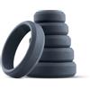 Boners 6-Piece Cock Ring Set Grey