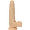 Naked Addiction 7.5" Rotating & Thrusting Vibrating Dong with Remote Skin