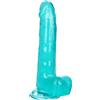 California Exotics Size Queen Dildo 8 Inch Turquoise
