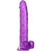 California Exotics Size Queen Dildo 10 Inch Purple