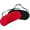 Cottelli Blindfold Set Red/Black 2 pack