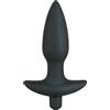Black Velvets Silicone Vibrating Plug Medium