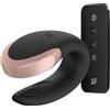 Satisfyer Double Love Luxury Partner Vibrator Black