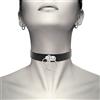 Coquette Hand Crafted Choker Double Ring 229293 Black