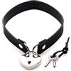 Master Series Lock-It Heart Choker with Lockable Heart