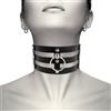 Coquette Hand Crafted Choker Fetish Ring 229294 Black